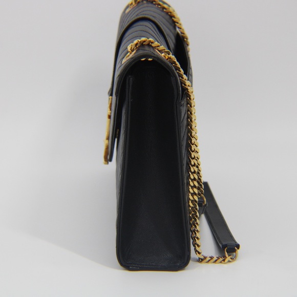 YSL CLASSIC LARGE MONOGRAM ENVELOPE BAG - Picture 13 of 15